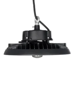 Alternative view of GLOBOSTAR® INDUSTRY 61704 Βιομηχανικό Φωτιστικό Καμπάνα High Bay UFO Τεχνολογίας Smart Group Linkable Control System 2.4Ghz με Αισθητήρα Κίνησης Microwave LED 100W 15000lm SDCM<5 90° AC 85-265V Αδιάβροχο IP65 IK08 Φυσικό Λευκό 5000K - 175 x Sanan Opto SMD Chip & TÜV SÜD Driver - Μαύρο Χυτό Αλουμίνιο - Μ26.5 x Π26.5 x Υ15cm - 5 Χρόνια Εγγύηση