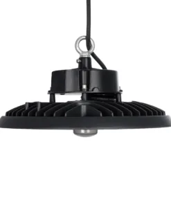 Alternative view of GLOBOSTAR® INDUSTRY 61706 Βιομηχανικό Φωτιστικό Καμπάνα High Bay UFO Τεχνολογίας Smart Group Linkable Control System 2.4Ghz με Αισθητήρα Κίνησης Microwave LED 200W 30000lm SDCM<5 90° AC 85-265V Αδιάβροχο IP65 IK08 Φυσικό Λευκό 5000K - 338 x Sanan Opto SMD Chip & TÜV SÜD Driver - Μαύρο Χυτό Αλουμίνιο - Μ30 x Π30 x Υ16cm - 5 Χρόνια Εγγύηση