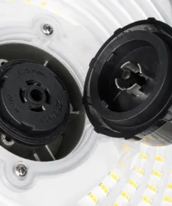 GLOBOSTAR® INDUSTRY-CAP 61707 Κάλυμμα με Zhaga Socket για τα Βιομηχανικά Φωτιστικά Καμπάνες High Bay UFO Τεχνολογίας Smart Group Linkable Control System 2.4Ghz Αδιάβροχο IP65 Μαύρο Πλαστικό ABS - Μ5 x Π5 x Υ3.5cm 10 61707 5