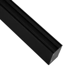 GLOBOSTAR® ALP-LINEAR LUMILINE 61764-3M Επιφανειακό / Κρεμαστό / Επιτοίχιο Προφίλ Αλουμινίου με Λευκό Γαλακτερό Πατητό Κάλυμμα για Ταινίες LED IP20 - Μαύρο Ματ - Μ300 x Π3.5 x Υ7cm 15 61764 4