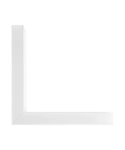 GLOBOSTAR® ALP-CORNER-SIDE90 LUMILINE 61766 Επιφανειακό / Κρεμαστό Προφίλ Αλουμινίου Γωνία με Λευκό Γαλακτερό Πατητό Κάλυμμα για Ταινίες LED IP20 - Λευκό Ματ - Μ30 x Π3.5 x Υ7cm 16 61766 7