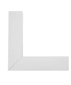 GLOBOSTAR® ALP-CORNER-IN90 LUMILINE 61769 Επιφανειακό / Κρεμαστό Προφίλ Αλουμινίου Γωνία με Λευκό Γαλακτερό Πατητό Κάλυμμα για Ταινίες LED IP20 - Λευκό Ματ - Μ30 x Π3.5 x Υ7cm 14 61769 6