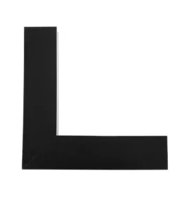 GLOBOSTAR® ALP-CORNER-IN90 LUMILINE 61770 Επιφανειακό / Κρεμαστό Προφίλ Αλουμινίου Γωνία με Λευκό Γαλακτερό Πατητό Κάλυμμα για Ταινίες LED IP20 - Μαύρο Ματ - Μ30 x Π3.5 x Υ7cm 14 61770 6