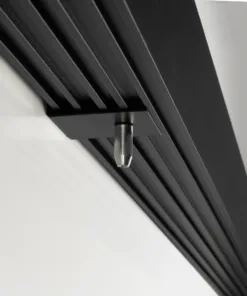 GLOBOSTAR® ALP-LINEAR BRIGHTRAIL 61775-3M Επιφανειακό / Κρεμαστό / Επιτοίχιο Προφίλ Αλουμινίου με Λευκό Γαλακτερό Πατητό Κάλυμμα για Ταινίες LED IP20 - Μαύρο Ματ - Μ300 x Π5 x Υ7.5cm 16 61775 6