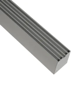 GLOBOSTAR® ALP-LINEAR BRIGHTRAIL 61776-3M Επιφανειακό / Κρεμαστό / Επιτοίχιο Προφίλ Αλουμινίου με Λευκό Γαλακτερό Πατητό Κάλυμμα για Ταινίες LED IP20 - Γκρι Ανθρακί Ματ - Μ300 x Π5 x Υ7.5cm 14 61776 4