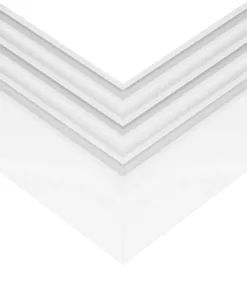 GLOBOSTAR® ALP-CORNER-SIDE90 BRIGHTRAIL 61777 Επιφανειακό / Κρεμαστό Προφίλ Αλουμινίου Γωνία με Λευκό Γαλακτερό Πατητό Κάλυμμα για Ταινίες LED IP20 - Λευκό Ματ - Μ30 x Π5 x Υ7.5cm 15 61777 6