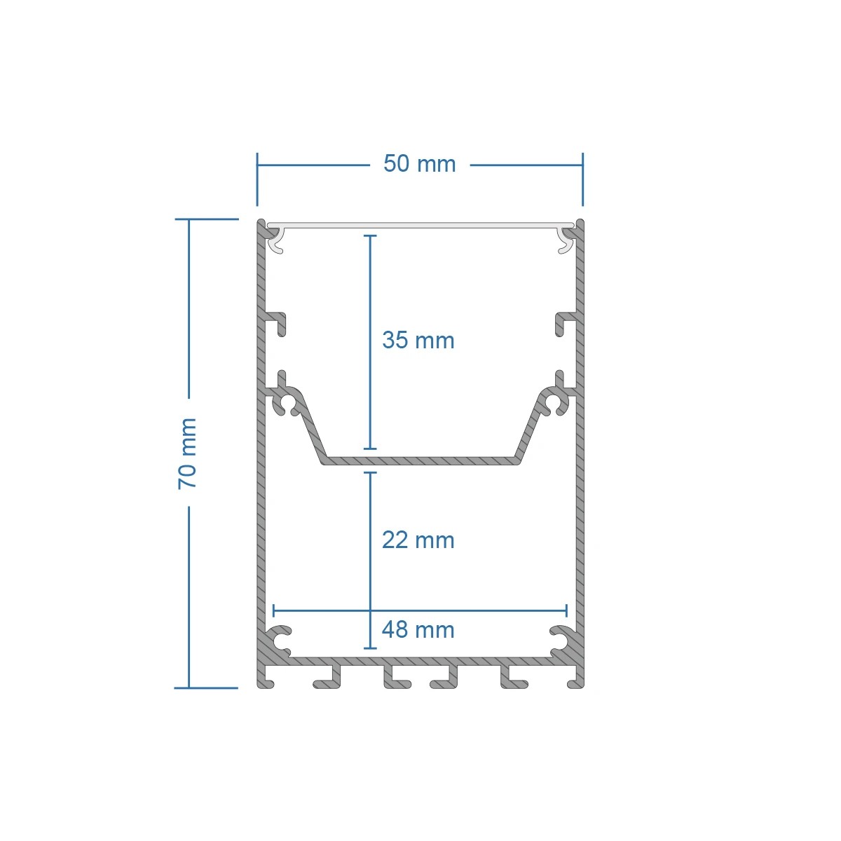 GLOBOSTAR® ALP-CORNER-SIDE90 BRIGHTRAIL 61778 Επιφανειακό / Κρεμαστό Προφίλ Αλουμινίου Γωνία με Λευκό Γαλακτερό Πατητό Κάλυμμα για Ταινίες LED IP20 - Μαύρο Ματ - Μ30 x Π5 x Υ7.5cm 10 GLOBOSTAR® ALP-CORNER-SIDE90 BRIGHTRAIL 61778 Επιφανειακό / Κρεμαστό Προφίλ Αλουμινίου Γωνία με Λευκό Γαλακτερό Πατητό Κάλυμμα για Ταινίες LED IP20 - Μαύρο Ματ - Μ30 x Π5 x Υ7.5cm - Image 9
