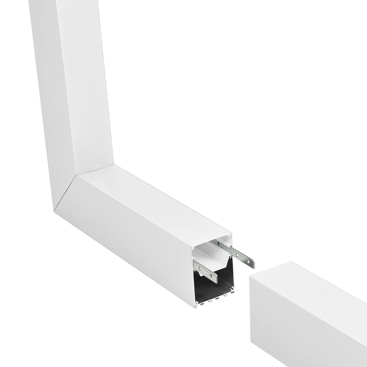 GLOBOSTAR® ALP-CORNER-IN90 BRIGHTRAIL 61780 Επιφανειακό / Κρεμαστό Προφίλ Αλουμινίου Γωνία με Λευκό Γαλακτερό Πατητό Κάλυμμα για Ταινίες LED IP20 - Λευκό Ματ - Μ30 x Π5 x Υ7.5cm 4 GLOBOSTAR® ALP-CORNER-IN90 BRIGHTRAIL 61780 Επιφανειακό / Κρεμαστό Προφίλ Αλουμινίου Γωνία με Λευκό Γαλακτερό Πατητό Κάλυμμα για Ταινίες LED IP20 - Λευκό Ματ - Μ30 x Π5 x Υ7.5cm - Image 3