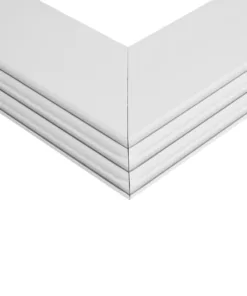 GLOBOSTAR® ALP-CORNER-IN90 BRIGHTRAIL 61780 Επιφανειακό / Κρεμαστό Προφίλ Αλουμινίου Γωνία με Λευκό Γαλακτερό Πατητό Κάλυμμα για Ταινίες LED IP20 - Λευκό Ματ - Μ30 x Π5 x Υ7.5cm 13 61780 5