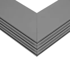 GLOBOSTAR® ALP-CORNER-IN90 BRIGHTRAIL 61782 Επιφανειακό / Κρεμαστό Προφίλ Αλουμινίου Γωνία με Λευκό Γαλακτερό Πατητό Κάλυμμα για Ταινίες LED IP20 - Γκρι Ανθρακί Ματ - Μ30 x Π5 x Υ7.5cm 13 61782 5