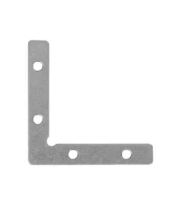 GloboStar® GLOBOSTAR® LUMILINE 61783 Σύνδεσμος Γ Επέκτασης Προφίλ Αλουμινίου - Ασημί - Μ4.6 x Π0.8 x Υ4.6cm