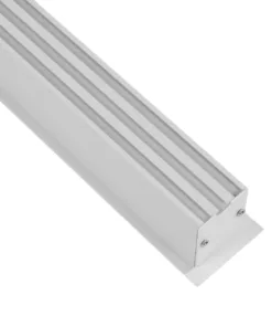 GLOBOSTAR® ALP-LINEAR RECESSA 61785-3M Χωνευτό Προφίλ Αλουμινίου με Λευκό Γαλακτερό Πατητό Κάλυμμα για Ταινίες LED IP20 - Λεικό Ματ - Μ300 x Π3.5 x Υ4cm 10 61785 5