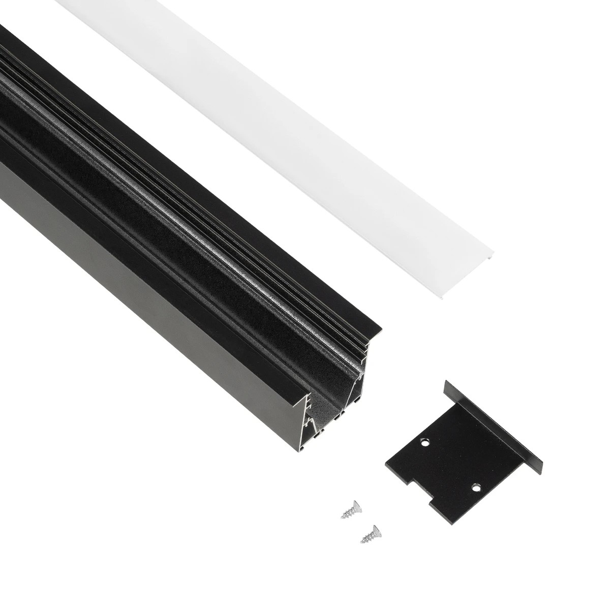 GLOBOSTAR® ALP-LINEAR RECESSA 61786-3M Χωνευτό Προφίλ Αλουμινίου με Λευκό Γαλακτερό Πατητό Κάλυμμα για Ταινίες LED IP20 - Μαύρο Ματ - Μ300 x Π3.5 x Υ4cm 3 GLOBOSTAR® ALP-LINEAR RECESSA 61786-3M Χωνευτό Προφίλ Αλουμινίου με Λευκό Γαλακτερό Πατητό Κάλυμμα για Ταινίες LED IP20 - Μαύρο Ματ - Μ300 x Π3.5 x Υ4cm - Image 2