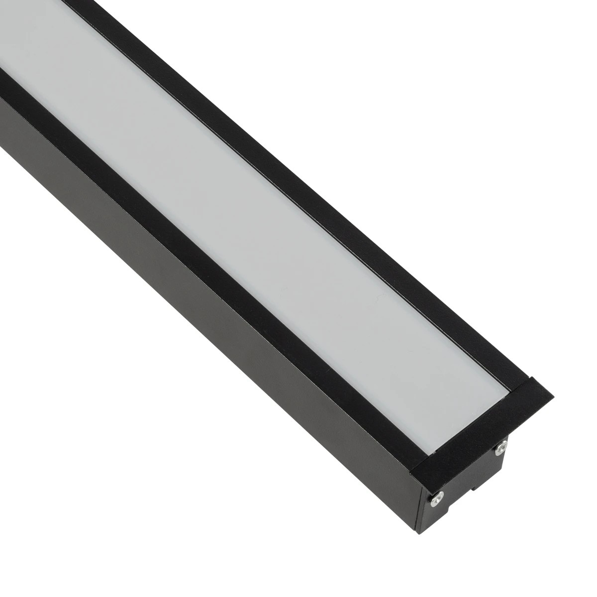 GLOBOSTAR® ALP-LINEAR RECESSA 61786-3M Χωνευτό Προφίλ Αλουμινίου με Λευκό Γαλακτερό Πατητό Κάλυμμα για Ταινίες LED IP20 - Μαύρο Ματ - Μ300 x Π3.5 x Υ4cm 4 GLOBOSTAR® ALP-LINEAR RECESSA 61786-3M Χωνευτό Προφίλ Αλουμινίου με Λευκό Γαλακτερό Πατητό Κάλυμμα για Ταινίες LED IP20 - Μαύρο Ματ - Μ300 x Π3.5 x Υ4cm - Image 3