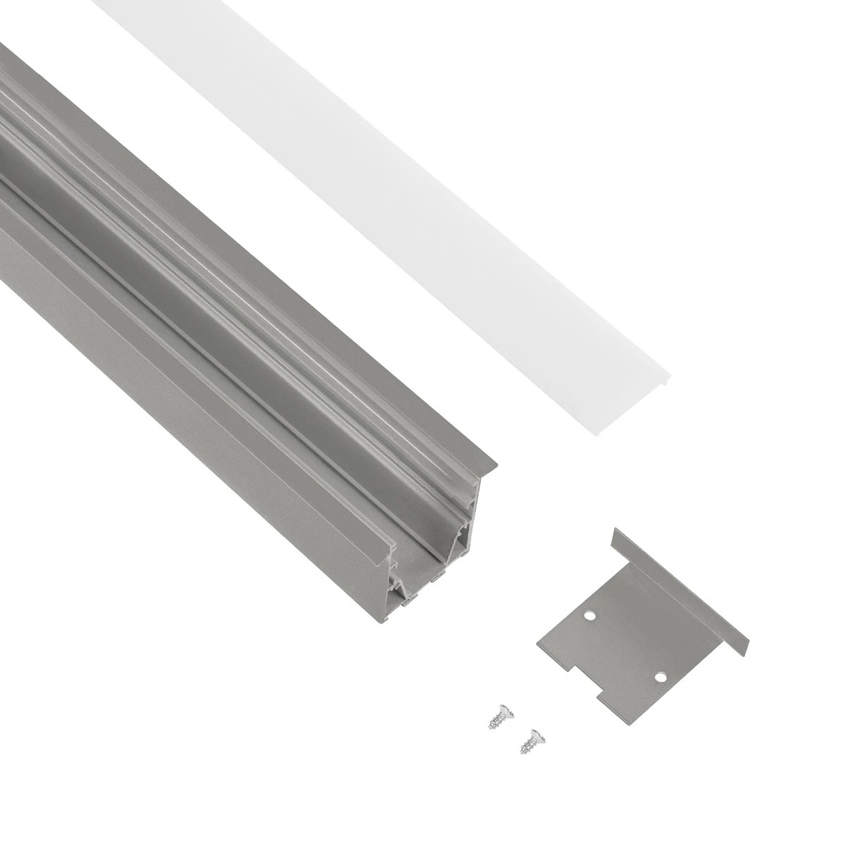 GLOBOSTAR® ALP-LINEAR RECESSA 61787-3M Χωνευτό Προφίλ Αλουμινίου με Λευκό Γαλακτερό Πατητό Κάλυμμα για Ταινίες LED IP20 - Γκρι Ανθρακί Ματ - Μ300 x Π3.5 x Υ4cm 3 GLOBOSTAR® ALP-LINEAR RECESSA 61787-3M Χωνευτό Προφίλ Αλουμινίου με Λευκό Γαλακτερό Πατητό Κάλυμμα για Ταινίες LED IP20 - Γκρι Ανθρακί Ματ - Μ300 x Π3.5 x Υ4cm - Image 2