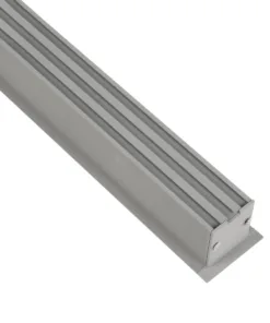 GLOBOSTAR® ALP-LINEAR RECESSA 61787-3M Χωνευτό Προφίλ Αλουμινίου με Λευκό Γαλακτερό Πατητό Κάλυμμα για Ταινίες LED IP20 - Γκρι Ανθρακί Ματ - Μ300 x Π3.5 x Υ4cm 10 61787 4