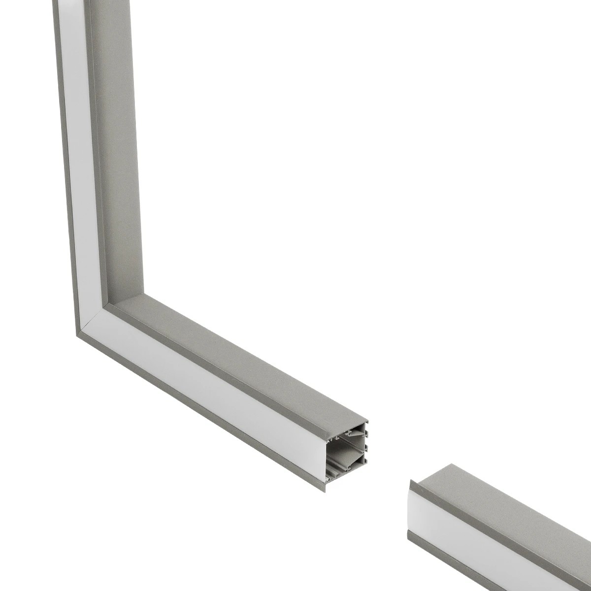 GLOBOSTAR® ALP-CORNER-SIDE90 RECESSA 61790 Χωνευτό Προφίλ Αλουμινίου Γωνία με Λευκό Γαλακτερό Πατητό Κάλυμμα για Ταινίες LED IP20 - Γκρι Ανθρακί Ματ - Μ30 x Π3.5 x Υ4cm 3 GLOBOSTAR® ALP-CORNER-SIDE90 RECESSA 61790 Χωνευτό Προφίλ Αλουμινίου Γωνία με Λευκό Γαλακτερό Πατητό Κάλυμμα για Ταινίες LED IP20 - Γκρι Ανθρακί Ματ - Μ30 x Π3.5 x Υ4cm - Image 2