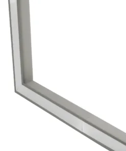 GLOBOSTAR® ALP-CORNER-SIDE90 RECESSA 61790 Χωνευτό Προφίλ Αλουμινίου Γωνία με Λευκό Γαλακτερό Πατητό Κάλυμμα για Ταινίες LED IP20 - Γκρι Ανθρακί Ματ - Μ30 x Π3.5 x Υ4cm 13 61790 4