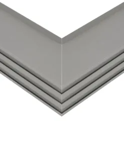 GLOBOSTAR® ALP-CORNER-IN90 RECESSA 61793 Χωνευτό Προφίλ Αλουμινίου Γωνία με Λευκό Γαλακτερό Πατητό Κάλυμμα για Ταινίες LED IP20 - Γκρι Ανθρακί Ματ - Μ30 x Π3.5 x Υ4cm 13 61793 5