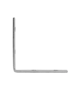 GloboStar® GLOBOSTAR® LUMILINE 61794 Σύνδεσμος Γ Επέκτασης Προφίλ Αλουμινίου - Ασημί - Μ4.6 x Π0.8 x Υ4.6cm