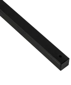 GLOBOSTAR® ALP-LINEAR GLOWTRACK 61797-3M Επιφανειακό Προφίλ Αλουμινίου με Λευκό Γαλακτερό Πατητό Κάλυμμα για Ταινίες LED IP20 - Μαύρο Ματ - Μ300 x Π2 x Υ2cm - Πακέτο 5 Τεμαχίων 10 61797 4