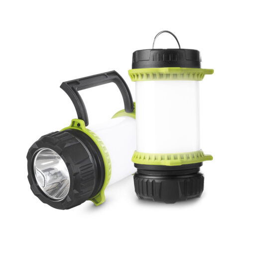 GloboStar® GloboStar® 69936 Φορητός Φακός Χειρός Κάμπινγκ LED Osram 10W με Επαναφορτιζόμενη Μπαταρία 2600mAh & Καλώδιο Φόρτισης USB - CCT - Θερμό Λευκό 2700K - Φυσικό Λευκό 4500K - Ψυχρό Λευκό 6000K & Κόκκινο - Φ10 x Υ17cm