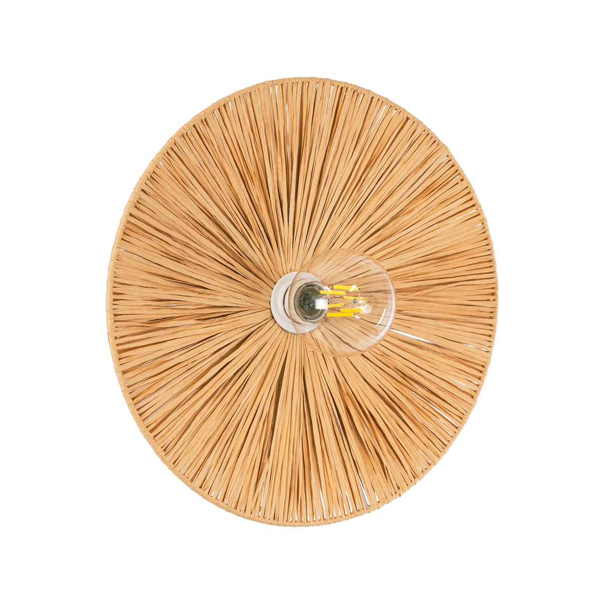 GloboStar® COLOMBO 02277 Boho Επιτοίχιο Φωτιστικό Απλίκα Μονόφωτο 1 x E27 IP20 Μπεζ Raffia - Μ40 x Π40 x Υ9cm 3 GloboStar® GloboStar® COLOMBO 02277 Boho Επιτοίχιο Φωτιστικό Απλίκα Μονόφωτο 1 x E27 IP20 Μπεζ Raffia - Μ40 x Π40 x Υ9cm