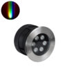 GloboStar® GLOBOSTAR® UNDERWATER-YUNI 90419 Υποβρύχιο Χωνευτό Σποτ για Σιντριβάνια/Πισίνες LED 6W 510lm 30° DC 24V Αδιάβροχο IP68 RGBW DMX512 Dimmable - Ανοξείδωτο Ατσάλι 304 - Φ15 x Υ10cm - Q14cm - 3 Χρόνια Εγγύηση