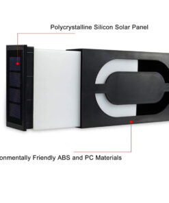 GloboStar® 71516 Αυτόνομο Ηλιακό Φωτιστικό LED SMD 1W 100lm με Ενσωματωμένη Μπαταρία 1000mAh - Φωτοβολταϊκό Πάνελ με Αισθητήρα Ημέρας-Νύχτας για Αρίθμηση Δρόμου με Αριθμό 6 Αδιάβροχο IP55 Ψυχρό Λευκό 6000K 23 63ac48 71510 5