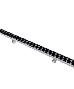 GloboStar® GLOBOSTAR® WASHER-MOZA 05114 Μπάρα Φωτισμού Wall Washer LED 48W 4800lm 10-30° DC 24V Αδιάβροχο IP66 RGB Dimmable - Γκρι Ανθρακί - Μ100 x Π6.5 x Υ6.6cm - 3 Χρόνια Εγγύηση