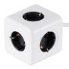 GloboStar® TRAVEL PowerCube PRO Certified 79644 Πολύπριζο 5 Θέσεων με 1.5m Kαλώδιο - 5 Πρίζες Ασφαλείας Childproof EU Schuko AC 220-240V Μ7.5 x Π7.5 x Υ7.5 - Λευκό με Γκρι - Max Load 3680W/16A 1 GloboStar® GloboStar® TRAVEL PowerCube PRO Certified 79644 Πολύπριζο 5 Θέσεων με 1.5m Kαλώδιο - 5 Πρίζες Ασφαλείας Childproof EU Schuko AC 220-240V Μ7.5 x Π7.5 x Υ7.5 - Λευκό με Γκρι - Max Load 3680W/16A