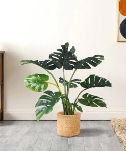 GloboStar® Artificial Garden MEDRANO 20799 ΣΕΤ 2 Διακοσμητικά Πολυεστερικά Τσιμεντένιά Κασπώ Γλάστρες - Flower Pots Μπεζ A:Φ25 x Υ23cm B:Φ25 x Υ23cm 23 641568 20001 20799