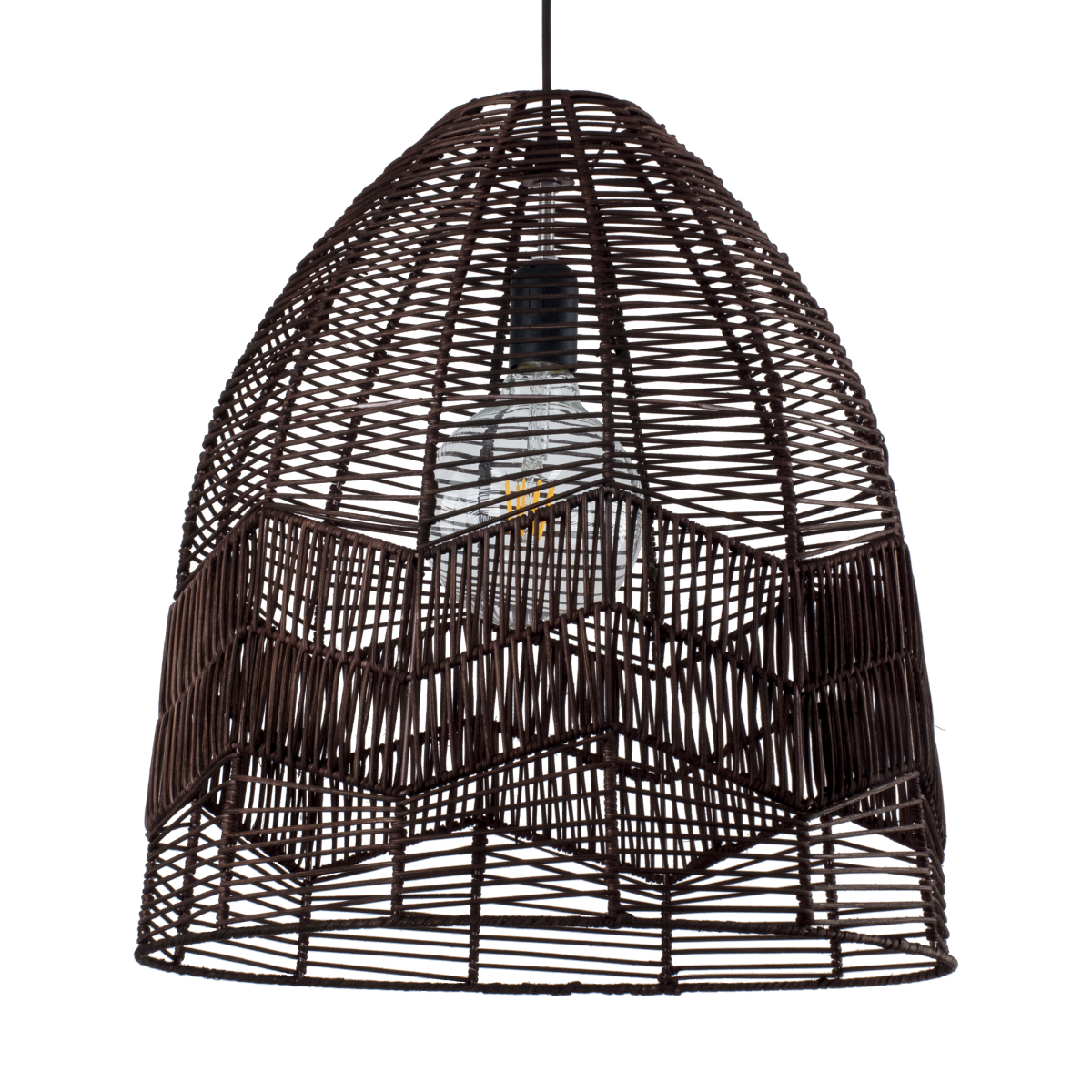 GLOBOSTAR® ALOHA 01752 Boho Κρεμαστό Φωτιστικό Οροφής με Ντουί 1 x E27 AC 220-240V IP20 - Καφέ - Μ45 x Π45 x Υ48cm 3 GloboStar® GLOBOSTAR® ALOHA 01752 Boho Κρεμαστό Φωτιστικό Οροφής με Ντουί 1 x E27 AC 220-240V IP20 - Καφέ - Μ45 x Π45 x Υ48cm