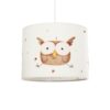 GloboStar® GLOBOSTAR® OWL 204-0017 Παιδικό Κρεμαστό Φωτιστικό Οροφής με Ντουί 1 x E27 AC 220-240V IP20 - Πολύχρωμο - Μ28 x Π28 x Υ24cm