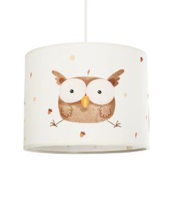 GloboStar® GLOBOSTAR® OWL 204-0017 Παιδικό Κρεμαστό Φωτιστικό Οροφής με Ντουί 1 x E27 AC 220-240V IP20 - Πολύχρωμο - Μ28 x Π28 x Υ24cm