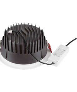 GloboStar® 60195 Χωνευτό LED Panel Downlight Φ22cm 42W 5040lm 60° AC 220-240V IP20 Φ22 x Υ9.5cm Φυσικό Λευκό 4500K - OSRAM LED CHIP TECHNOLOGY - 5 Years Warranty 12 64af83 60196 55