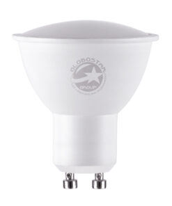 GloboStar® GLOBOSTAR® FLOODO 60105 Σποτ GU10 MR16 LED 8W 928lm 120° AC 220-240V IP20 Ψυχρό Λευκό 6000K Dimmable - Bridgelux SMD Chip - Μ5 x Π5 x Υ5.8cm - 3 Χρόνια Εγγύηση