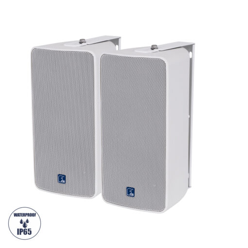 GloboStar® GloboStar® FDB ES106WT 98003 Facilities Speaker - Παθητικό Ηχείο Εγκαταστάσεων Επιτοίχιο με Μετασχηματιστή 100V & 16Ω - 80W RMS (320W Peak) - 1 x 6" Inches LF & 1 x 1" Inches HF - Αδιάβροχο IP65 - Λευκό - Μ18.2 x Π22.4 x Υ36.2cm - Ζεύγος