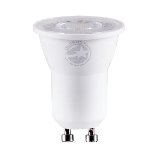 GloboStar® GLOBOSTAR® TINO 60113 Σποτ GU10 MR11 LED 3W 300lm 38° AC 220-240V IP20 Θερμό Λευκό 2700K - Bridgelux SMD Chip - Μ3.5 x Π3.5 x Υ4cm - 3 Χρόνια Εγγύηση