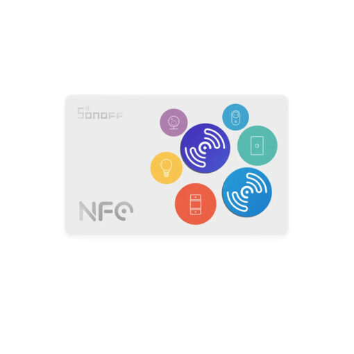 GloboStar® GloboStar® 80100 SONOFF 2 x PAIR NFC Tag Tap to Trigger Tap to Start Your Smart Life Carry-on or Sticker One Scene/NFC
