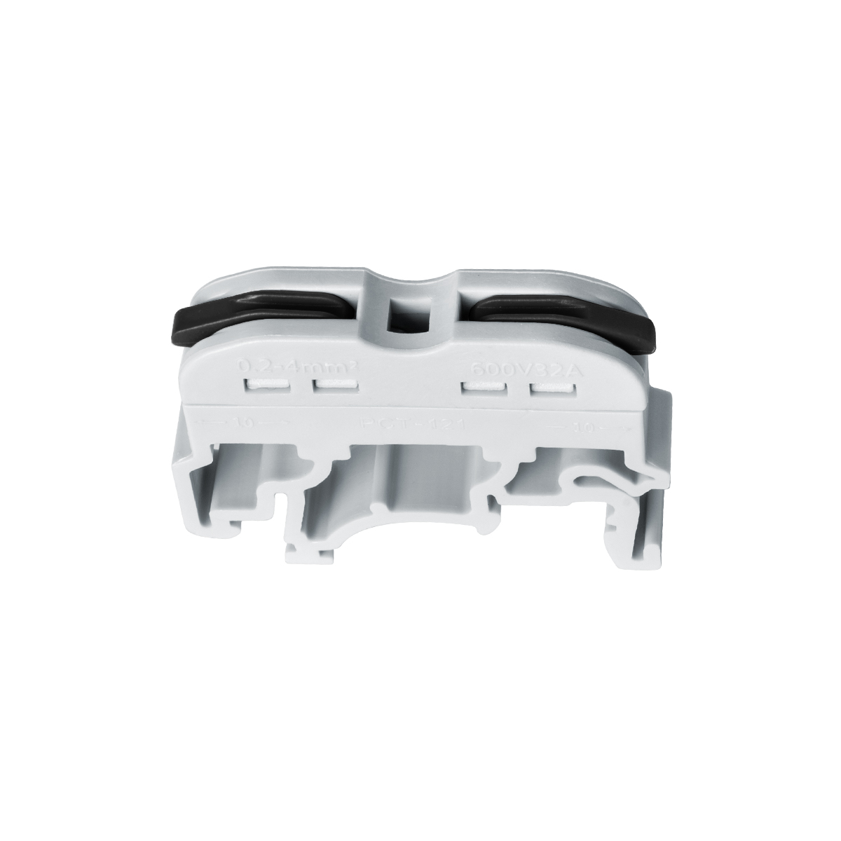 GloboStar® FAST-CONNECT 69901 Μονή Κλέμα Ράγας Ταχείας Σύνδεσης & Διακλάδωσης Καλωδίων για Ηλεκτρολογικούς Πίνακες - 1 x Είσοδος & 1 x Έξοδος με Συμβατή Διατομή Καλωδίων 0.2mm² έως 4mm² - 600V 32A Max - Μ4.5 x Π1 x Υ3.2cm - Γκρι & Μαύρο - Πακέτο 10 Τεμαχίων - 5 Years Warranty 4 GloboStar® FAST-CONNECT 69901 Μονή Κλέμα Ράγας Ταχείας Σύνδεσης & Διακλάδωσης Καλωδίων για Ηλεκτρολογικούς Πίνακες - 1 x Είσοδος & 1 x Έξοδος με Συμβατή Διατομή Καλωδίων 0.2mm² έως 4mm² - 600V 32A Max - Μ4.5 x Π1 x Υ3.2cm - Γκρι & Μαύρο - Πακέτο 10 Τεμαχίων - 5 Years Warranty - Image 2