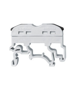 GloboStar® FAST-CONNECT 69901 Μονή Κλέμα Ράγας Ταχείας Σύνδεσης & Διακλάδωσης Καλωδίων για Ηλεκτρολογικούς Πίνακες - 1 x Είσοδος & 1 x Έξοδος με Συμβατή Διατομή Καλωδίων 0.2mm² έως 4mm² - 600V 32A Max - Μ4.5 x Π1 x Υ3.2cm - Γκρι & Μαύρο - Πακέτο 10 Τεμαχίων - 5 Years Warranty 8 69901 3