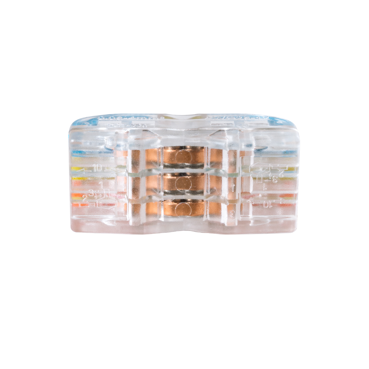 GloboStar® FAST-CONNECT 69908 Τριπλή Κλέμα Ταχείας Σύνδεσης & Διακλάδωσης Καλωδίων - 3 x Είσοδοι & 3 x Έξοδοι με Συμβατή Διατομή Καλωδίων 0.08mm² έως 2.5mm² - 250V/4KV 32A Max - Μ4 x Π4 x Υ1.5cm - Διάφανο με Πορτοκαλί, Κίτρινο & Μπλε - Πακέτο 5 Τεμαχίων - 5 Years Warranty 6 GloboStar® FAST-CONNECT 69908 Τριπλή Κλέμα Ταχείας Σύνδεσης & Διακλάδωσης Καλωδίων - 3 x Είσοδοι & 3 x Έξοδοι με Συμβατή Διατομή Καλωδίων 0.08mm² έως 2.5mm² - 250V/4KV 32A Max - Μ4 x Π4 x Υ1.5cm - Διάφανο με Πορτοκαλί, Κίτρινο & Μπλε - Πακέτο 5 Τεμαχίων - 5 Years Warranty - Image 4