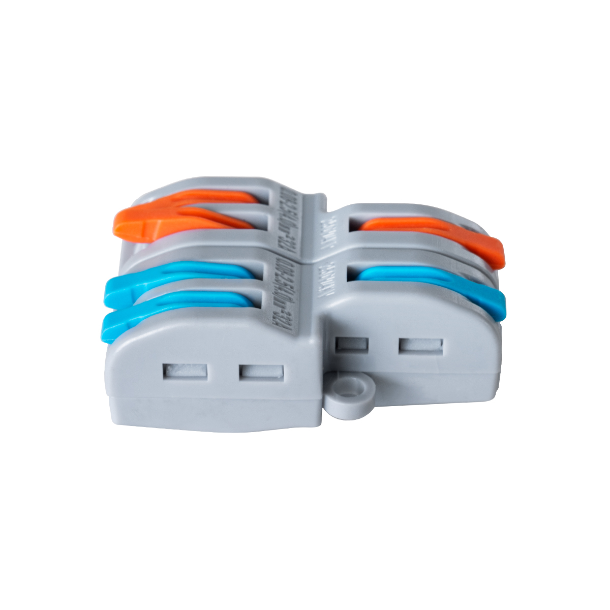 GloboStar® FAST-CONNECT 69913 Διπλή σε Τετραπλή Κλέμα Ταχείας Σύνδεσης & Διακλάδωσης Καλωδίων - 2 x Είσοδοι & 4 x Έξοδοι με Συμβατή Διατομή Καλωδίων 0.08mm² έως 2.5mm² - 250V/4KV 32A Max - Μ2.6 x Π4 x Υ1.5cm - Γκρι με Πορτοκαλί & Μπλε - Πακέτο 5 Τεμαχίων - 5 Years Warranty 5 GloboStar® FAST-CONNECT 69913 Διπλή σε Τετραπλή Κλέμα Ταχείας Σύνδεσης & Διακλάδωσης Καλωδίων - 2 x Είσοδοι & 4 x Έξοδοι με Συμβατή Διατομή Καλωδίων 0.08mm² έως 2.5mm² - 250V/4KV 32A Max - Μ2.6 x Π4 x Υ1.5cm - Γκρι με Πορτοκαλί & Μπλε - Πακέτο 5 Τεμαχίων - 5 Years Warranty - Image 3