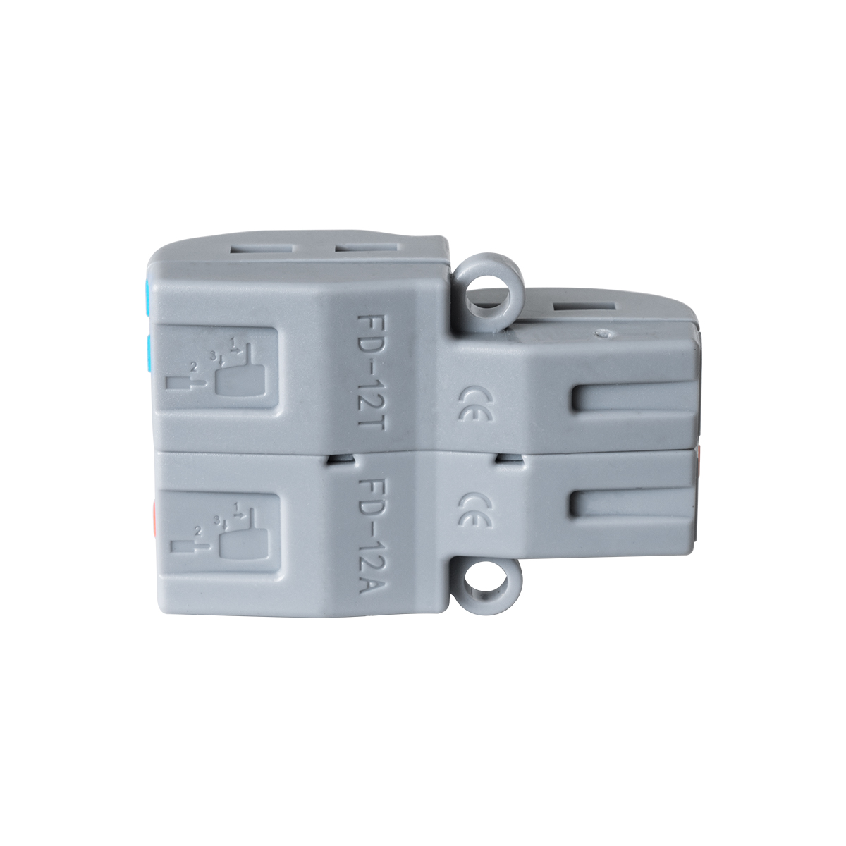 GloboStar® FAST-CONNECT 69913 Διπλή σε Τετραπλή Κλέμα Ταχείας Σύνδεσης & Διακλάδωσης Καλωδίων - 2 x Είσοδοι & 4 x Έξοδοι με Συμβατή Διατομή Καλωδίων 0.08mm² έως 2.5mm² - 250V/4KV 32A Max - Μ2.6 x Π4 x Υ1.5cm - Γκρι με Πορτοκαλί & Μπλε - Πακέτο 5 Τεμαχίων - 5 Years Warranty 7 GloboStar® FAST-CONNECT 69913 Διπλή σε Τετραπλή Κλέμα Ταχείας Σύνδεσης & Διακλάδωσης Καλωδίων - 2 x Είσοδοι & 4 x Έξοδοι με Συμβατή Διατομή Καλωδίων 0.08mm² έως 2.5mm² - 250V/4KV 32A Max - Μ2.6 x Π4 x Υ1.5cm - Γκρι με Πορτοκαλί & Μπλε - Πακέτο 5 Τεμαχίων - 5 Years Warranty - Image 5