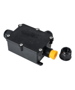 Alternative view of GloboStar® FAST-CONNECT 69922 Τριπλό Υ Αδιάβροχο IP68 Κυτίο Ταχείας Σύνδεσης & Διακλάδωσης Καλωδίων - 3 x Είσοδοι - Εσωτερική Τριπλή Κλέμα με Συμβατή Διατομή Καλωδίων 3 x 0.5mm² έως 3 x 2.5mm² - 450V 41A Max - Μ14 x Π9.5 x Υ4cm - Μαύρο - 5 Years Warranty