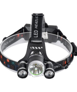 Alternative view of GloboStar® 69926 Φορητός Φακός Κεφαλής Επαναφορτιζόμενος LED Luminus 1 x CREE XM-L2 T6 & 2 XPE LED CHIP x 30W 3000lm 60° Μοιρών με 2 x 18650 Μπαταρία 4400mAh USB 2.0 - 4 Modes - Αδιάβροχο IP54 Ψυχρό Λευκό 6000K Μ7.5 x Π7 x Υ6cm