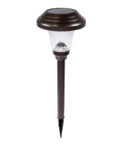 Alternative view of GloboStar® 69927 ΣΕΤ 4 Τεμαχίων Αυτόνομα Ηλιακά Φωτιστικά LED SMD 0.24W/Τεμ. 24lm/Τεμ. με Ενσωματωμένη Μπαταρία 600mAh - Φωτοβολταϊκό Πάνελ με Αισθητήρα Ημέρας-Νύχτας Αδιάβροχο IP65 Φανάρι Κήπου Στρογγυλό Ψυχρό Λευκό 6000K Φ12 x Υ23cm