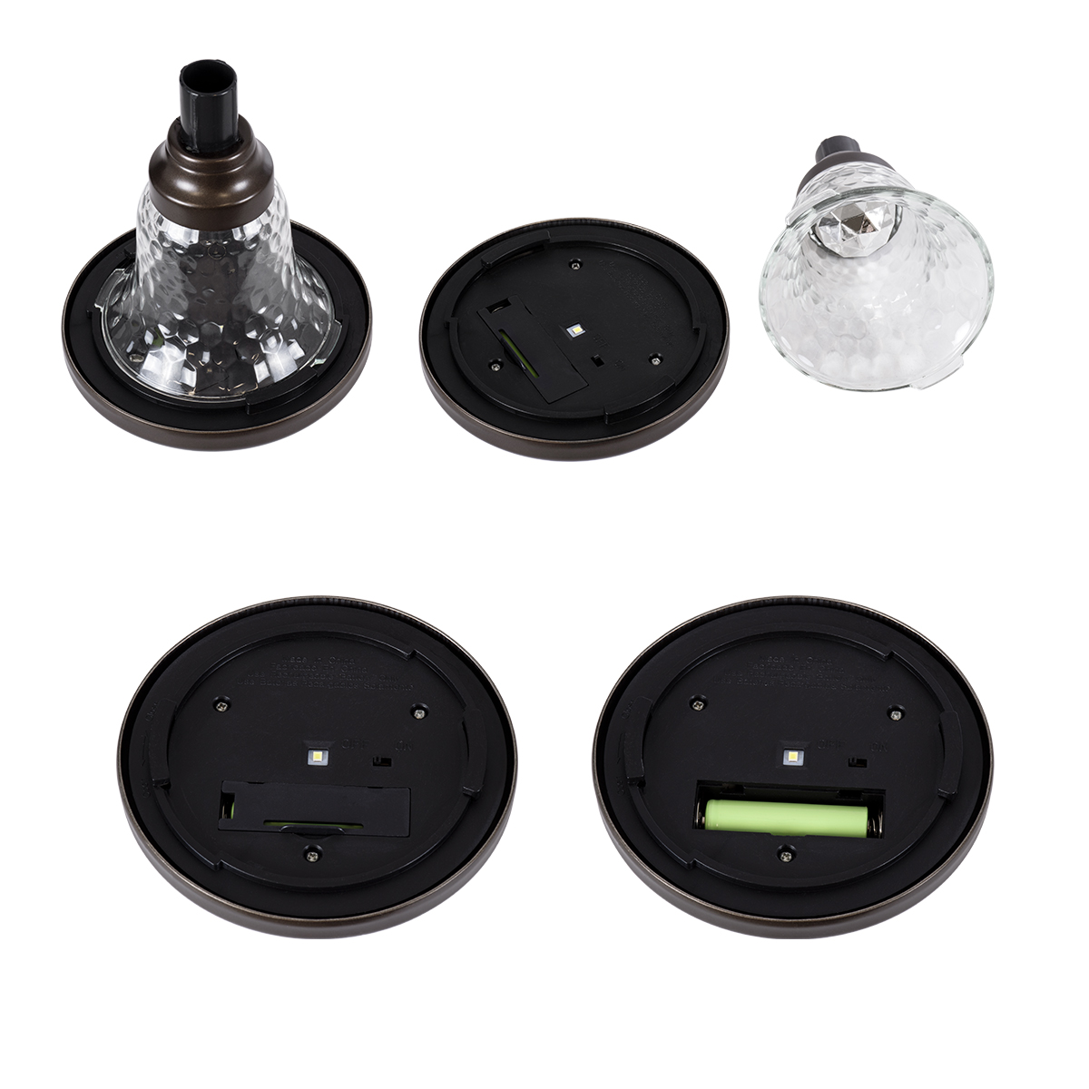 GloboStar® 69927 ΣΕΤ 4 Τεμαχίων Αυτόνομα Ηλιακά Φωτιστικά LED SMD 0.24W/Τεμ. 24lm/Τεμ. με Ενσωματωμένη Μπαταρία 600mAh - Φωτοβολταϊκό Πάνελ με Αισθητήρα Ημέρας-Νύχτας Αδιάβροχο IP65 Φανάρι Κήπου Στρογγυλό Ψυχρό Λευκό 6000K Φ12 x Υ23cm 6 GloboStar® 69927 ΣΕΤ 4 Τεμαχίων Αυτόνομα Ηλιακά Φωτιστικά LED SMD 0.24W/Τεμ. 24lm/Τεμ. με Ενσωματωμένη Μπαταρία 600mAh - Φωτοβολταϊκό Πάνελ με Αισθητήρα Ημέρας-Νύχτας Αδιάβροχο IP65 Φανάρι Κήπου Στρογγυλό Ψυχρό Λευκό 6000K Φ12 x Υ23cm - Image 4