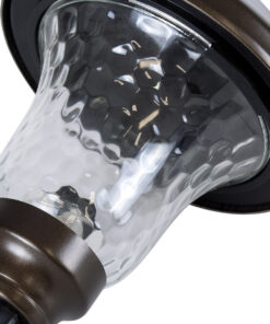 GloboStar® 69927 ΣΕΤ 4 Τεμαχίων Αυτόνομα Ηλιακά Φωτιστικά LED SMD 0.24W/Τεμ. 24lm/Τεμ. με Ενσωματωμένη Μπαταρία 600mAh - Φωτοβολταϊκό Πάνελ με Αισθητήρα Ημέρας-Νύχτας Αδιάβροχο IP65 Φανάρι Κήπου Στρογγυλό Ψυχρό Λευκό 6000K Φ12 x Υ23cm 13 69927 5